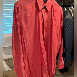 Banana Republic Stretch Slim Fit Dress Shirt, M